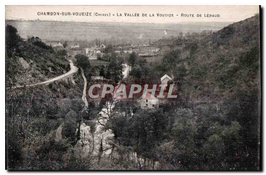 Chambon-sur-Voueize (Chruze) — Die Schlucht der Voueize — Route de Lépaud